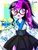 Size: 900x1200 | Tagged: safe, artist:yuyutsuka_0130, sci-twi, twilight sparkle, equestria girls, g4, female, glasses, no nose, solo, yukata