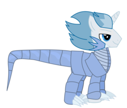 Size: 1024x876 | Tagged: safe, artist:silver star apple, artist:silverstarapple, oc, oc:silver star apple, dragon, pony, unicorn, blue eyes, blue eyes white dragon, clothes, cosplay, costume, halloween, holiday, male, monster card, nightmare night, normal monster, normal monster card, simple background, solo, transparent background, vector, yu-gi-oh!