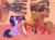 Size: 800x589 | Tagged: safe, artist:nightmaremoons, twilight sparkle, oc, oc:pun, alicorn, pony, ask pun, g4, alternate hairstyle, ask, book, golden oaks library, inkwell, magic, quill, show accurate, twilight sparkle (alicorn)