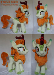 Size: 4077x5588 | Tagged: safe, artist:baraka1980, autumn blaze, kirin, g4, sounds of silence, absurd resolution, irl, photo, plushie, solo