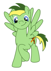 Size: 597x833 | Tagged: safe, artist:didgereethebrony, oc, oc only, oc:didgeree, pegasus, pony, alternate color palette, cutie mark, male, simple background, solo, stallion
