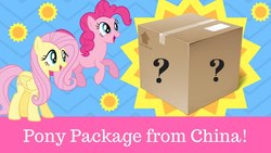 Size: 1280x720 | Tagged: safe, fluttershy, pinkie pie, pony, g4, box, cardboard box, china