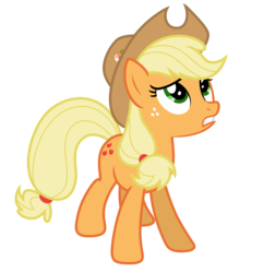 Size: 6750x6995 | Tagged: safe, artist:estories, applejack, earth pony, pony, g4, absurd resolution, female, simple background, solo, transparent background, vector