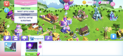 Size: 2436x1125 | Tagged: safe, gameloft, cornicle, flam, starlight glimmer, changedling, changeling, g4, gem