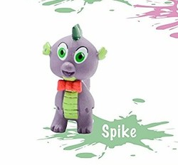 Size: 354x329 | Tagged: safe, spike, dragon, g4, bootleg, bowtie, cake topper, faic, irl, male, photo, solo, toy, wat