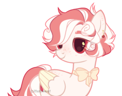 Size: 1100x870 | Tagged: safe, artist:biitt, oc, oc only, oc:rafaello candifer, pegasus, pony, bowtie, male, simple background, solo, stallion, transparent background