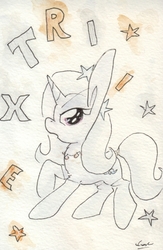 Size: 692x1061 | Tagged: safe, artist:slightlyshade, trixie, pony, g4