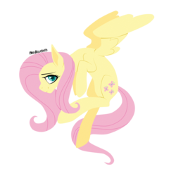 Size: 1024x1024 | Tagged: safe, artist:scape-goats, part of a set, fluttershy, pegasus, pony, g4, cutie mark, female, mare, simple background, smiling, solo, transparent background