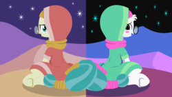 Size: 3840x2160 | Tagged: safe, artist:tehwatever, desert flower, g4, deltarune, high res, hijab, reference, somnambula resident, vector