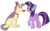 Size: 689x423 | Tagged: safe, artist:marcuvan0, twilight sparkle, alicorn, dog, pony, g4, female, lucky smarts, mare, pound puppies, simple background, transparent background, twilight sparkle (alicorn)