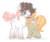 Size: 1024x861 | Tagged: dead source, safe, artist:_spacemonkeyz_, oc, oc only, oc:knox, oc:summerset, earth pony, pony, base used, chest fluff, cloven hooves, duo, fluffy, hug, male, simple background, stallion, tongue out, transparent background, unshorn fetlocks, watermark