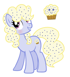 Size: 1673x1832 | Tagged: safe, artist:darbypop1, oc, oc only, oc:muffin, earth pony, pony, female, mare, simple background, solo, transparent background
