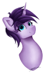 Size: 1024x1524 | Tagged: safe, artist:mindlesssketching, oc, oc only, oc:color fire, pony, unicorn, bust, male, portrait, simple background, solo, stallion, transparent background