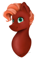 Size: 407x642 | Tagged: safe, artist:mindlesssketching, oc, oc only, oc:barry sunstone, pony, bust, male, portrait, simple background, solo, stallion, transparent background