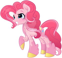 Size: 899x846 | Tagged: safe, artist:santamouse23, pinkie pie, earth pony, pony, g4, deviantart watermark, female, g5 concept leak style, g5 concept leaks, obtrusive watermark, pinkie pie (g5 concept leak), simple background, solo, transparent background, watermark