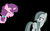 Size: 520x318 | Tagged: safe, marble pie, sugar belle, earth pony, pony, unicorn, g4, my little pony best gift ever, my little pony: friendship is magic, abuse, background pony strikes again, black background, downvote bait, heartbroken marble, laughing, marblebuse, mocking, op is a duck, op is trying to start shit, out of character, sad, side chick, simple background