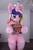 Size: 1337x2047 | Tagged: safe, artist:qtpony, photographer:qtpony, princess cadance, g4, cadance's pizza delivery, defictionalization, digiorno, food, fursuit, irl, meat, peetzer, pepperoni, pepperoni pizza, photo, pizza, ponysuit, smiling, solo, standing