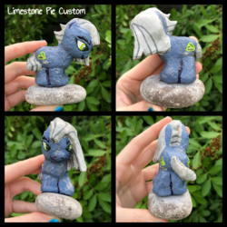 Size: 3264x3264 | Tagged: safe, artist:krazykari, limestone pie, earth pony, pony, g4, craft, customized toy, high res, irl, photo, solo, toy