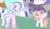 Size: 1476x844 | Tagged: safe, artist:amellia-rose, oc, oc only, oc:angel, oc:primrose, pegasus, pony, unicorn, kindverse, female, half-siblings, offspring, parent:fancypants, parent:fleur-de-lis, parent:prince blueblood, parents:fancyfleur, parents:fleur-de-blueblood, sisters, vitiligo