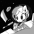 Size: 1280x1280 | Tagged: safe, artist:tjpones, oc, oc only, pony, astronaut, ear fluff, female, floating, frown, grayscale, headset, mare, monochrome, screwdriver, solo, space, spacesuit