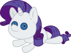 Size: 2324x1739 | Tagged: safe, artist:phucknuckl, pony, father knows beast, object, plushie, rarity plushie, simple background, solo, transparent background, vector