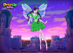 Size: 750x550 | Tagged: safe, artist:user15432, starlight glimmer, fairy, equestria girls, g4, clothes, crossover, crown, dress, dress up who, dressup, dressup game, dressupwho, fairy wings, fairyized, high heels, jewelry, magic wand, necklace, rainbow s.r.l, regalia, shoes, solo, wings, winx club, winxified