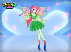 Size: 750x550 | Tagged: safe, artist:user15432, minty, fairy, equestria girls, g3, g4, clothes, crossover, dress, dress up who, dressup, dressup game, dressupwho, fairy wings, fairyized, g3 to equestria girls, generation leap, headband, high heels, jewelry, magic wand, necklace, rainbow s.r.l, shoes, socks, solo, wings, winx club, winxified