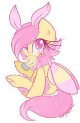 Size: 1737x2660 | Tagged: safe, artist:starlightlore, oc, oc only, oc:maple bloom, mothpony, original species, lightbulb, solo