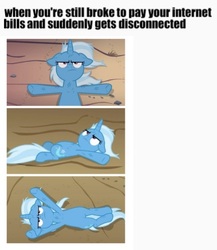 Size: 379x436 | Tagged: safe, edit, edited screencap, screencap, trixie, pony, g4, road to friendship, belly, cropped, female, meme, solo, text, when x and y