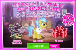 Size: 1040x690 | Tagged: safe, gameloft, doctor fauna, shadow lock, g4, advertisement, costs real money, female, introduction card, mare