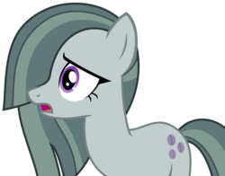 Size: 3750x2941 | Tagged: safe, artist:sketchmcreations, marble pie, earth pony, pony, g4, my little pony best gift ever, female, hair over one eye, high res, mare, open mouth, simple background, solo, transparent background, vector