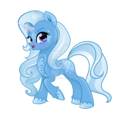 Size: 1024x1024 | Tagged: safe, artist:affanita, artist:santamouse23, trixie, pony, g4, beautiful, deviantart watermark, female, ffffffffff, flowing mane, obtrusive watermark, simple background, solo, transparent background, unshorn fetlocks, watermark