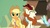 Size: 1920x1080 | Tagged: safe, screencap, applejack, autumn blaze, butterfly, earth pony, kirin, pony, g4, my little pony: friendship is magic, sounds of silence, a kirin tale, awwtumn blaze, cute, duo, female, jackabetes, mare, singing