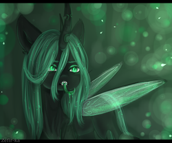Size: 1200x1000 | Tagged: safe, artist:zefirka, queen chrysalis, changeling, changeling queen, g4, female, solo, tongue out