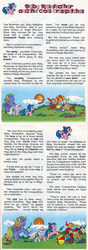Size: 712x2033 | Tagged: safe, official comic, baby cuddles, baby rainfeather, baby snookums, tickle (g1), comic:my little pony (g1), g1, feather, rainbow ponies, story, text, tickling, umbrella