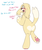 Size: 535x643 | Tagged: safe, artist:redxbacon, oc, oc only, oc:pebbles, diamond dog, anthro, digitigrade anthro, ass, blushing, butt, diamond dog oc, embarrassed, female, female diamond dog, nudity, paw pads, paws, solo, underpaw