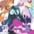 Size: 1000x1000 | Tagged: safe, artist:dragonpone, derpibooru exclusive, mean applejack, mean fluttershy, mean pinkie pie, mean rainbow dash, mean rarity, mean twilight sparkle, queen chrysalis, alicorn, changeling, changeling queen, earth pony, pegasus, pony, unicorn, g4, the mean 6, :<, :c, angry, annoyed, argument, bags under eyes, bipedal, bipedal leaning, chest fluff, clone, clone six, confused, crossed arms, crossed hooves, curved horn, eyes closed, facing away, fangs, female, floppy ears, flying, former queen chrysalis, freckles, frown, glare, horn, i'm surrounded by idiots, leaning, lidded eyes, lineless, looking at you, looking down, mare, mean six, mommy chrissy, open mouth, pouting, prone, regret, sad, sharp teeth, shoulder freckles, shrunken pupils, simple background, sitting, smiling, spread wings, teeth, tongue out, transparent background, unamused, underhoof, wall of tags, wide eyes, wings, yelling