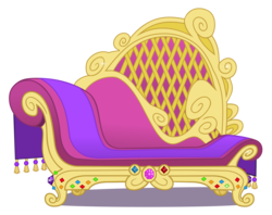 Size: 1685x1336 | Tagged: safe, artist:tuxokc, g4, inspiration manifestation, couch, fainting couch, furniture, no pony, object, simple background, transparent background, vector