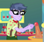 Size: 893x861 | Tagged: safe, screencap, micro chips, equestria girls, equestria girls specials, g4, my little pony equestria girls: better together, my little pony equestria girls: rollercoaster of friendship, apple, caramel apple (food), clothes, cropped, food, glasses, male, misleading thumbnail, solo