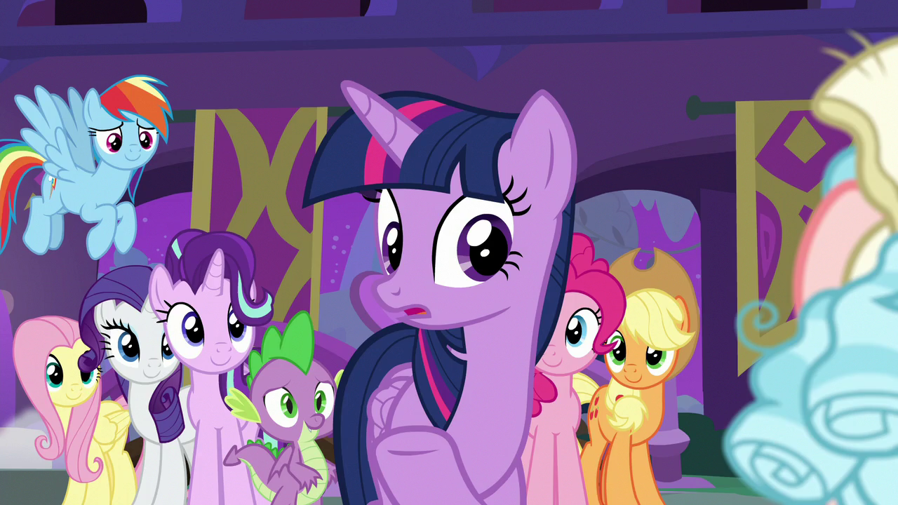 1876048 Safe Screencap Applejack Cozy Glow Fluttershy Pinkie