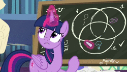 Size: 1280x720 | Tagged: safe, edit, edited screencap, screencap, twilight sparkle, alicorn, pony, best gift ever, animated, book, chalkboard, derp, discovery family logo, faic, female, food, mare, pudding, pudding face, solo, sound, that pony sure does love pudding, twilight snapple, twilight sparkle (alicorn), twilight sparkle is best facemaker, twilight's castle, twilighting, webm, youtube, youtube link