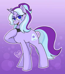 Size: 1024x1158 | Tagged: safe, artist:sandwichbuns, oc, oc only, oc:roxy spotlight, pony, unicorn, female, mare, solo