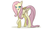 Size: 2500x1468 | Tagged: safe, artist:kirasunnight, fluttershy, pegasus, pony, g4, female, mare, simple background, solo, white background