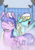 Size: 2121x3000 | Tagged: safe, artist:timsplosion, sassaflash, sea swirl, seafoam, pegasus, pony, unicorn, g4, background pony, female, high res, lesbian, mare, one eye closed, sassaswirl, shipping, shower, shower head, showering, showering together, singing, singing in the shower, soap, sponge, steam, suds, water, wet, wet mane