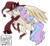 Size: 1138x1056 | Tagged: safe, artist:cranberry--zombie, oc, oc only, oc:hickety pickety, pegasus, pony, clothes, female, hat, magical lesbian spawn, mare, offspring, parent:fluttershy, parent:rainbow dash, parents:flutterdash, scarf, simple background, socks, solo, striped socks, transparent background, witch hat