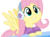 Size: 4519x3375 | Tagged: safe, artist:sketchmcreations, fluttershy, pegasus, pony, g4, my little pony best gift ever, clothes, cute, earmuffs, female, fluttershy's purple sweater, shyabetes, simple background, smiling, solo, sweater, sweatershy, transparent background, vector, winter outfit