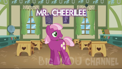 Size: 1280x720 | Tagged: artist needed, source needed, safe, cheerilee, earth pony, pony, g4, jubilance, male, obtrusive watermark, ponyville schoolhouse, rule 63, solo, watermark