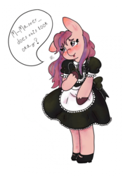 Size: 700x1000 | Tagged: safe, artist:togo-mimori, oc, oc:sweet haze, bipedal, clothes, crossdressing, femboy, maid, male, question