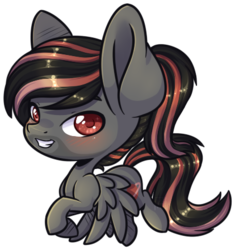 Size: 414x441 | Tagged: safe, artist:ak4neh, oc, oc only, oc:antares, pegasus, pony, chibi, male, simple background, solo, stallion, transparent background
