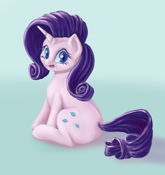 Size: 965x1021 | Tagged: safe, artist:stratodraw, rarity, pony, unicorn, g4, cute, female, mare, raribetes, smiling, solo